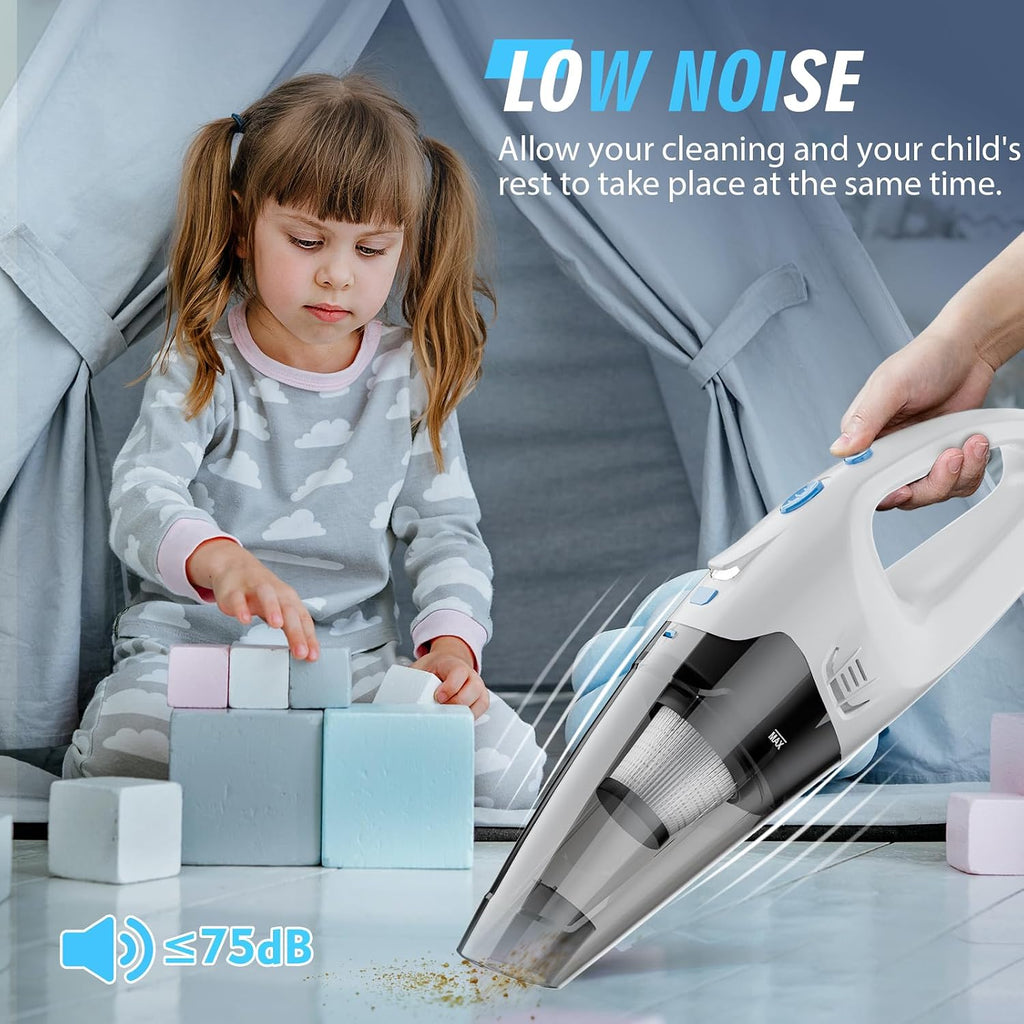 Cordless hand vacuum — attachments