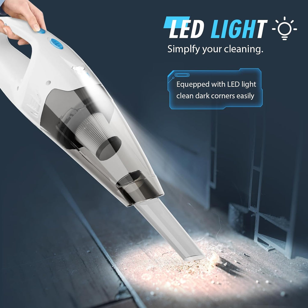 Cordless hand vacuum — detail