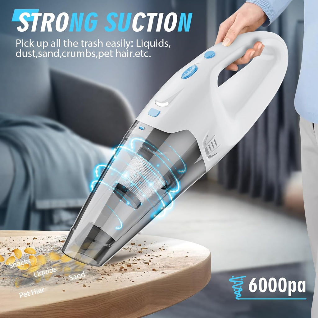 Cordless hand vacuum — detail